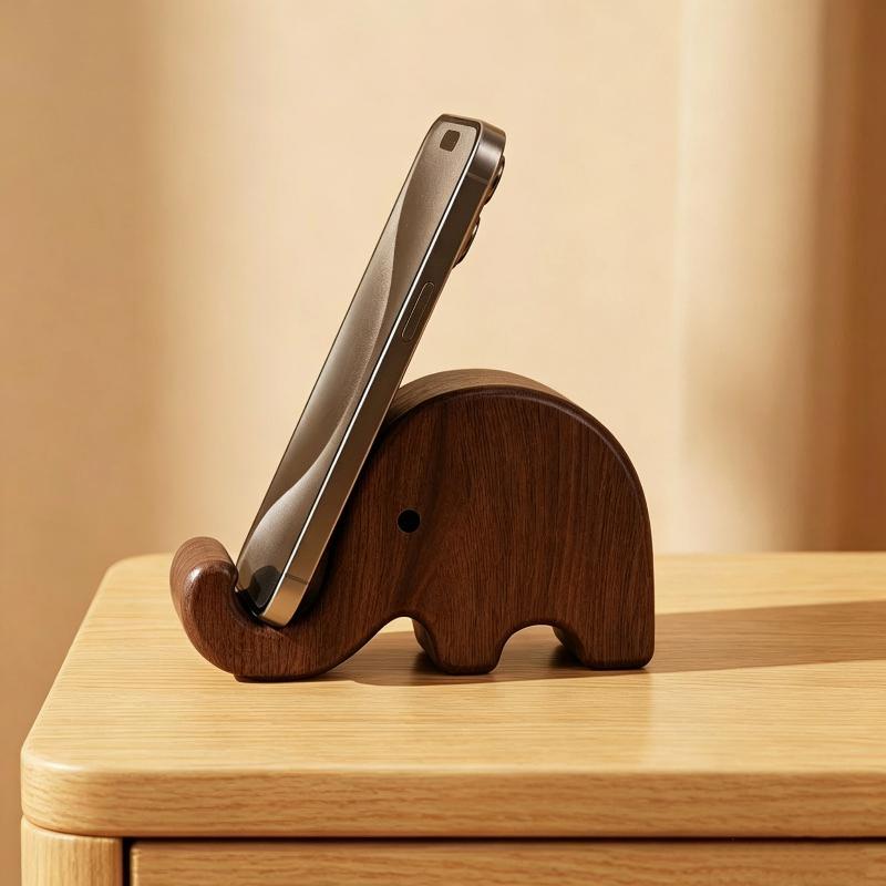 Desk Setup Wood - Simple Creative Solid Wood Black Walnut
