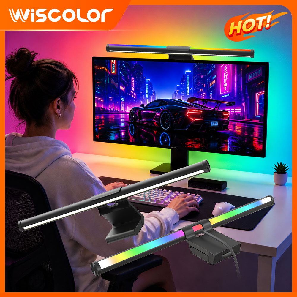 Desk Setup No Monitor - Wifi Lightbar Monitor Light Bar Lamp