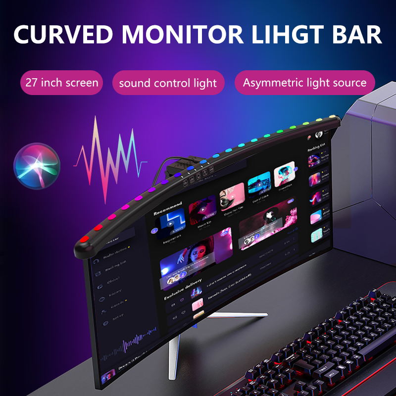 RGB Light Bar Monitor Smart Wi - Desk Setup No Monitor recension och pris