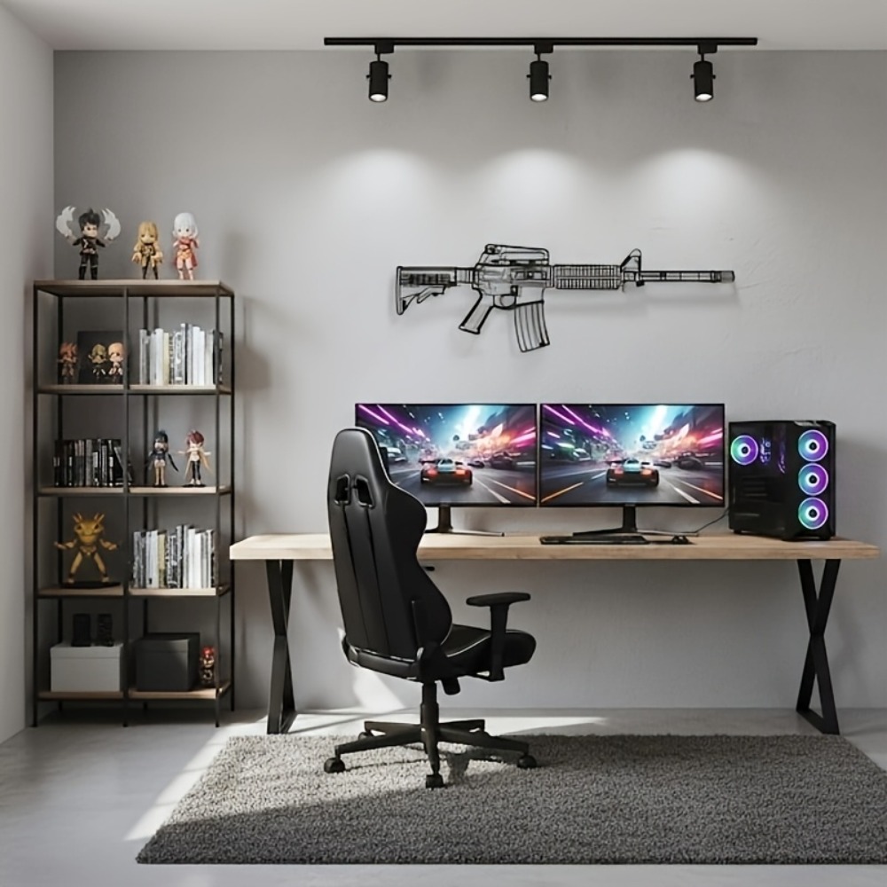 CIFbuy M4 Rifle AR15 Gun Silho - Rubber Mat Desk recension och pris