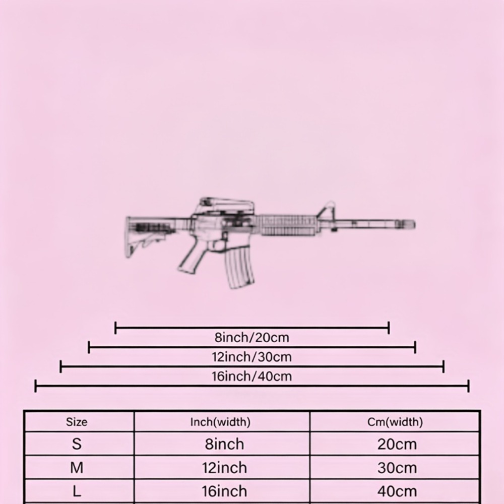 CIFbuy M4 Rifle AR15 Gun Silho - Rubber Mat Desk recension och pris