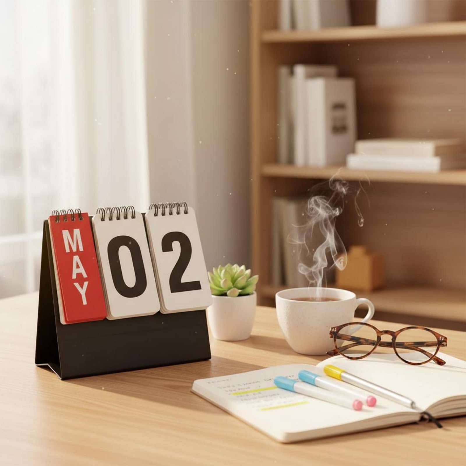Dateless Desk Calendar Reusabl - Desk Setup Gadgets recension och pris