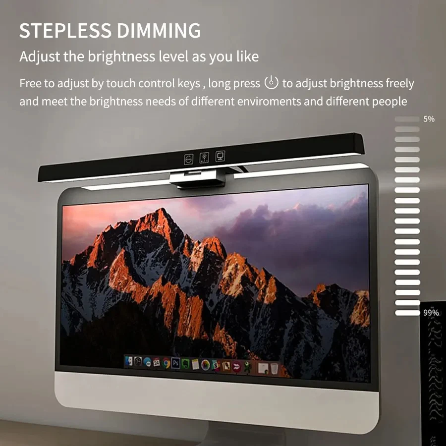 LED 33cm 50cm Monitor Light Ba - Desk Setup No Monitor recension och pris