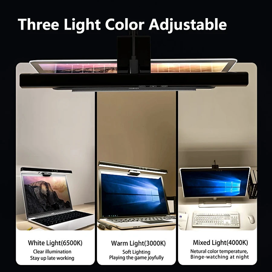 LED 33cm 50cm Monitor Light Ba - Desk Setup No Monitor recension och pris
