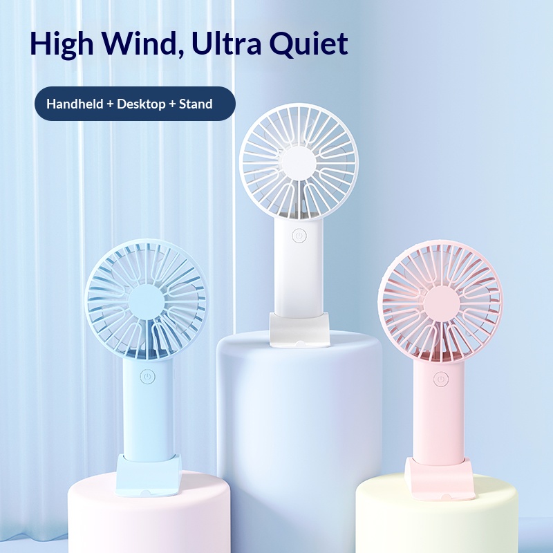 Mini Handheld Fan 3 In 1 Porta - Fan Desk Small Usb recension och pris