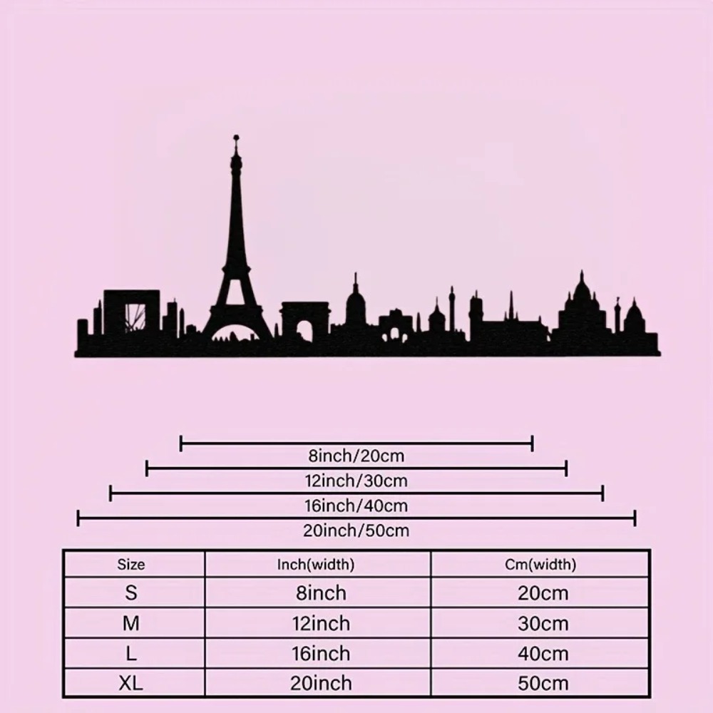 CIFbuy Paris Theme Metal Wall  - Rubber Mat Desk recension och pris