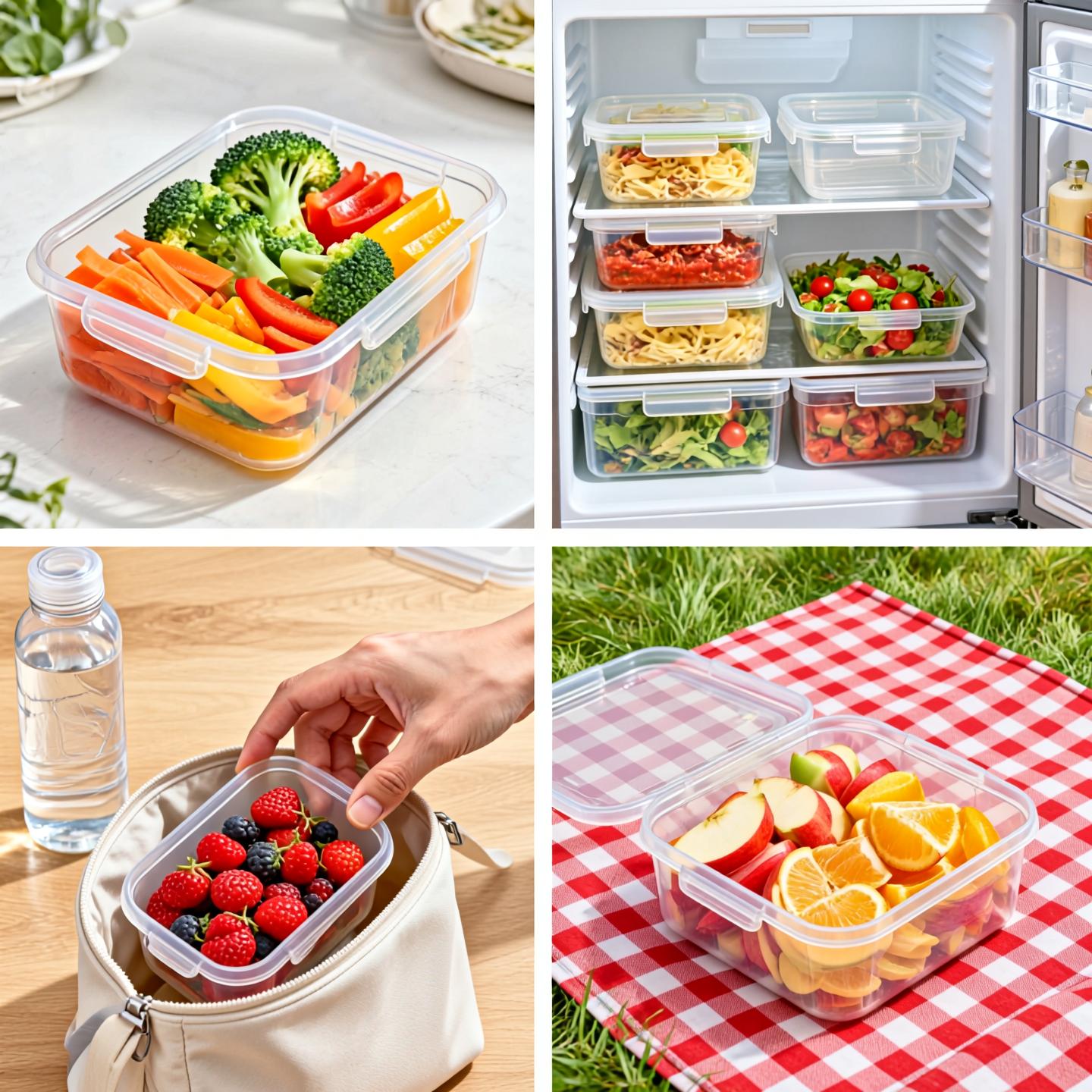 40 Pcs Airtight Food Storage C - Drawer Organizer Bamboo recension och pris