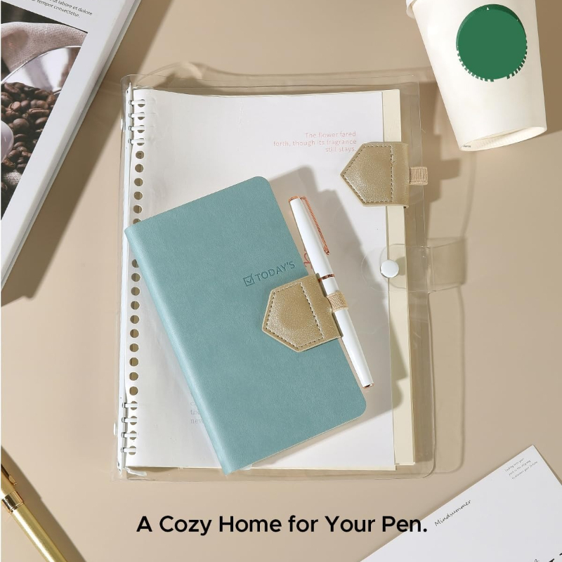 1pc Magnetic PU Leather Bookma - Pen Cup Magnetic recension och pris