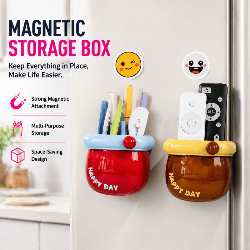 Magnetic Storage Box, Refriger - Pen Cup Magnetic recension och pris