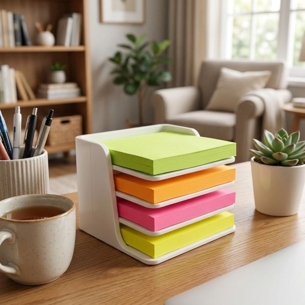 Stackable Sticky Note Holder L - Sticky Memo Holder recension och pris