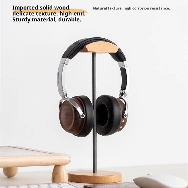 Black Walnut Wood & Aluminum H - Desk Setup Wood recension och pris