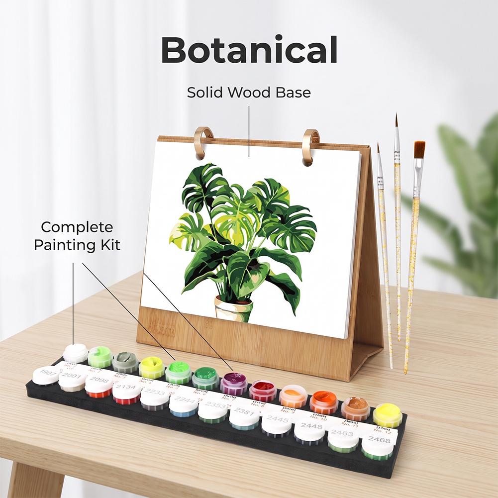 2027 DIY Painting Desk Calenda - Desk Setup Wood recension och pris