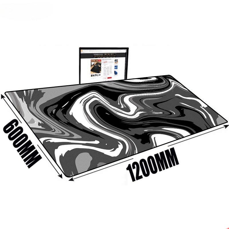 Large Mat Mouse Pad Fluid Art  - Desk Setup Gadgets recension och pris