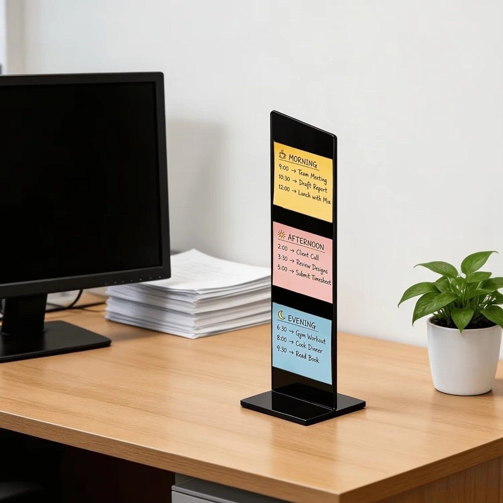 Durable Acrylic Memo Message B - Sticky Memo Holder recension och pris