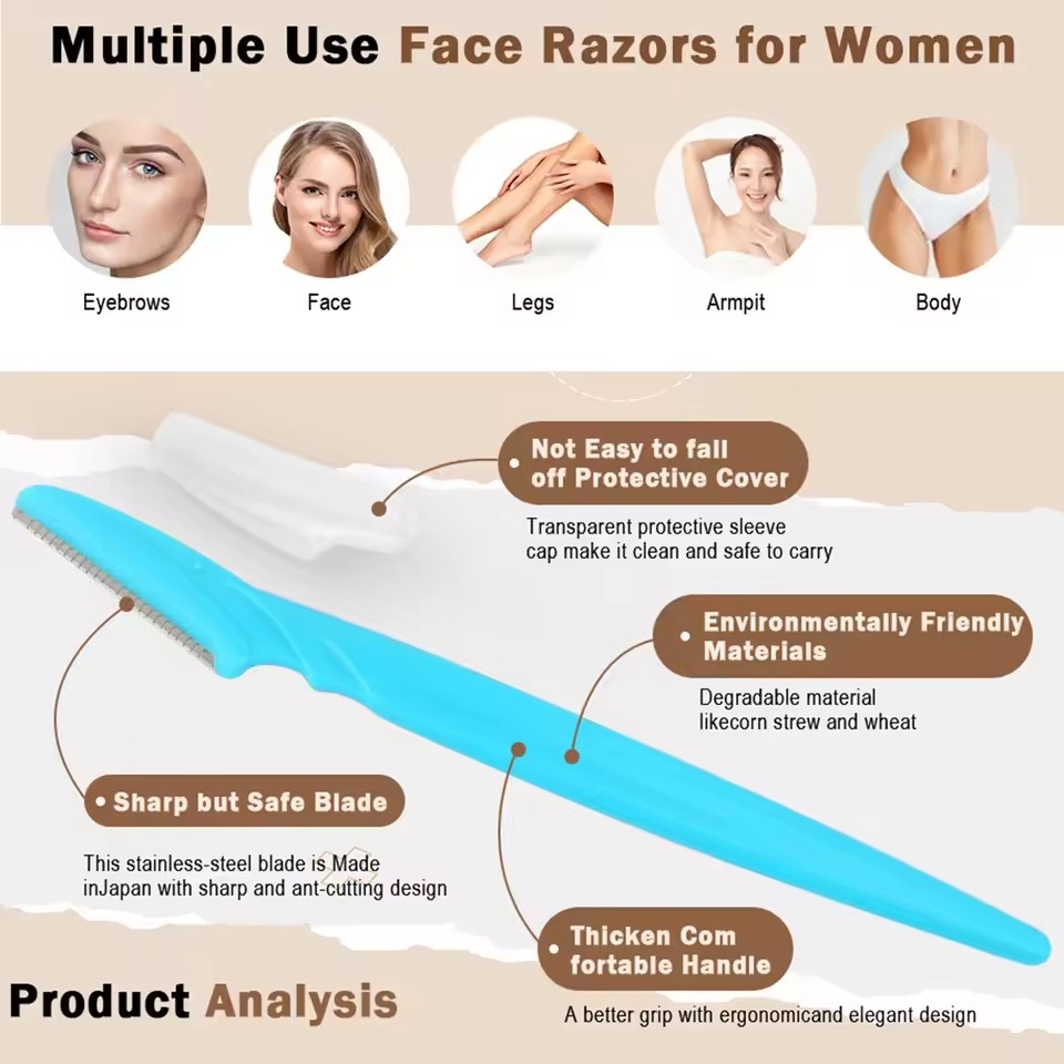 5/10/30/40pcsbrow Razor and Fa - Desk Setup Gadgets recension och pris