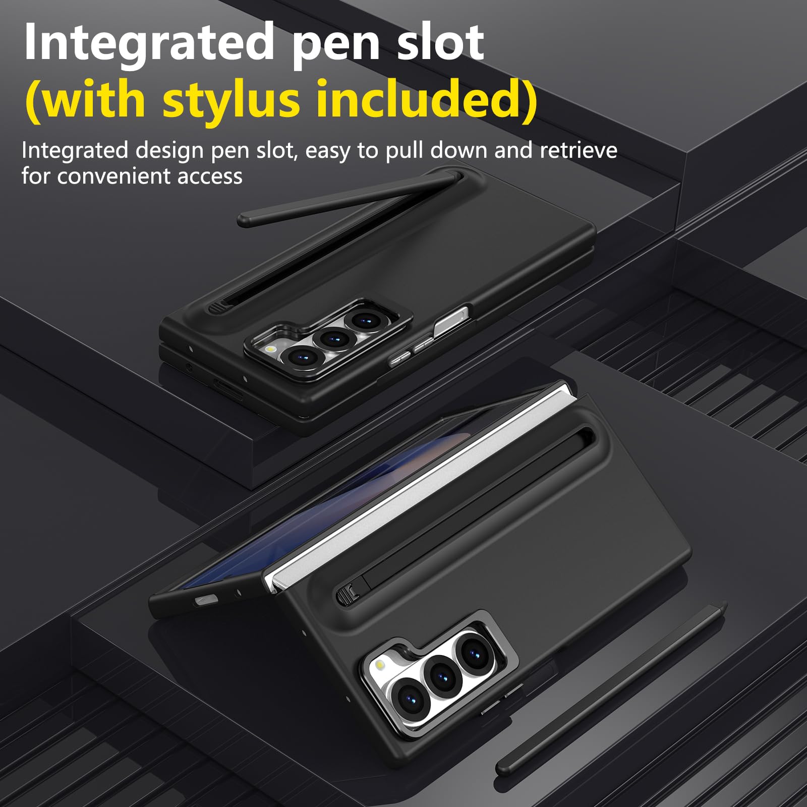 Metal Lens Holder Phone Cover  - Pen Cup Magnetic recension och pris