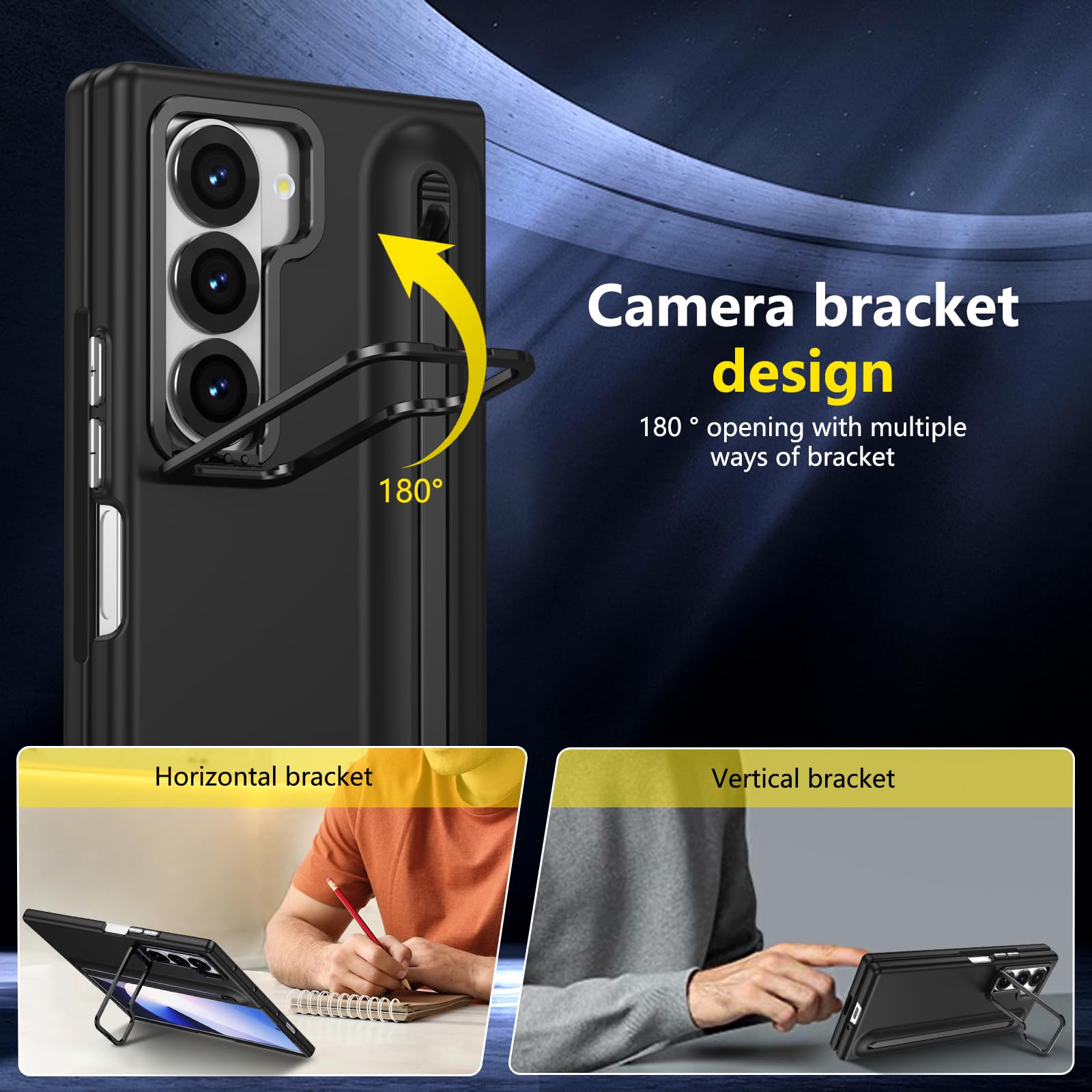 Metal Lens Holder Phone Cover  - Pen Cup Magnetic recension och pris