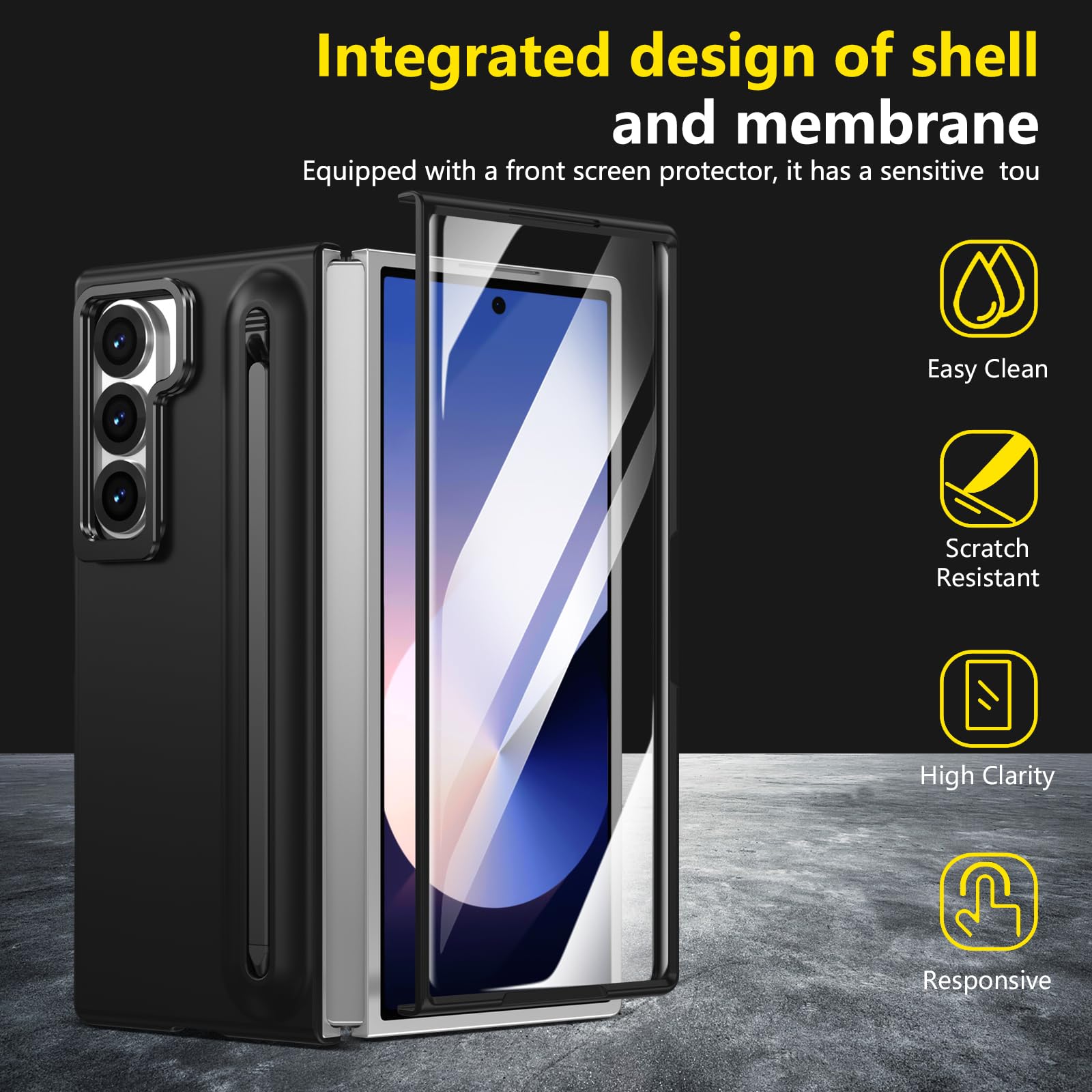 Metal Lens Holder Phone Cover  - Pen Cup Magnetic recension och pris