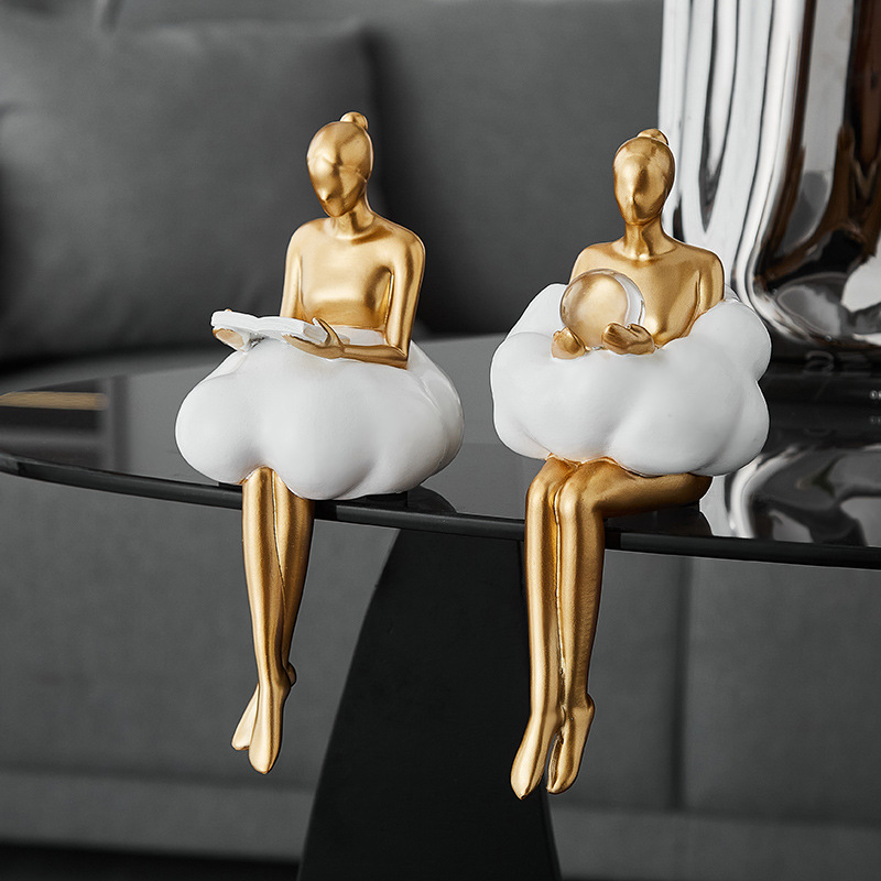 Ballet Girl Cloud Abstract Art - Desk Setup Girl recension och pris