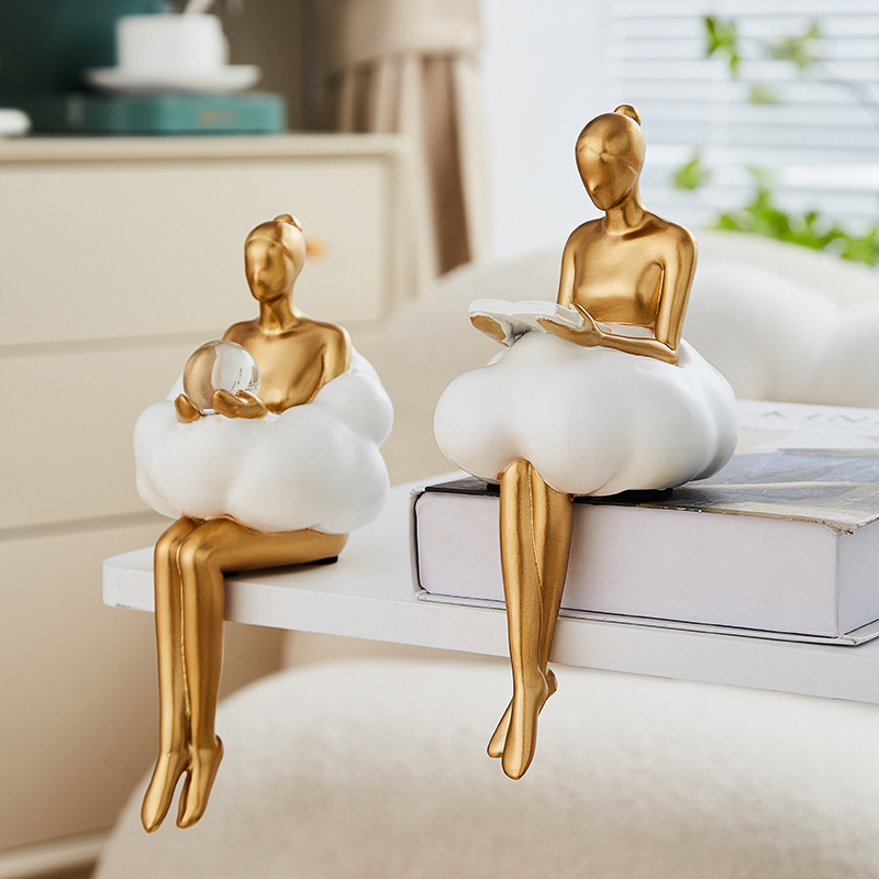 Ballet Girl Cloud Abstract Art - Desk Setup Girl recension och pris