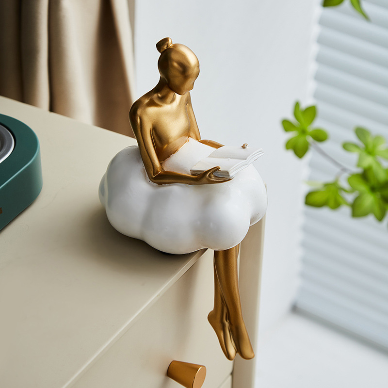 Ballet Girl Cloud Abstract Art - Desk Setup Girl recension och pris