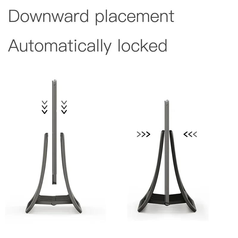 Anti-Slip Vertical Laptop Stan - Desk Setup Mac recension och pris