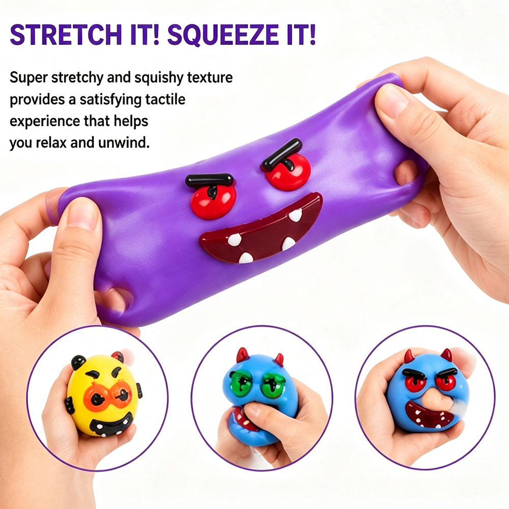 ASMR Tactile Squeeze Prop Quir - Desk Setup Gadgets recension och pris