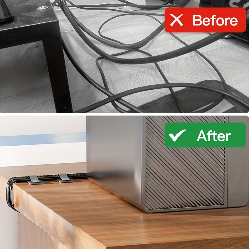 Cable Ties Reusable Straps Vel - Desk Setup Tablet recension och pris