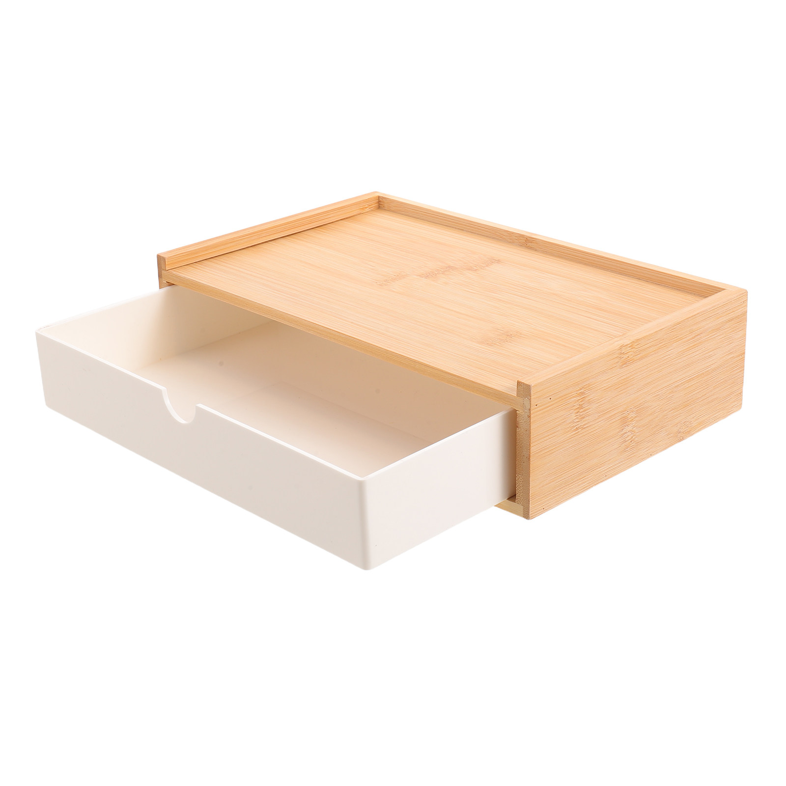Desk Organizer Desktop Storage - Drawer Organizer Bamboo recension och pris