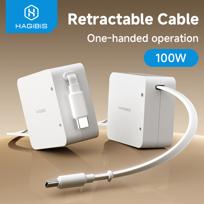 Hagibis Retractable USB C Cabl - Desk Setup Mac recension och pris
