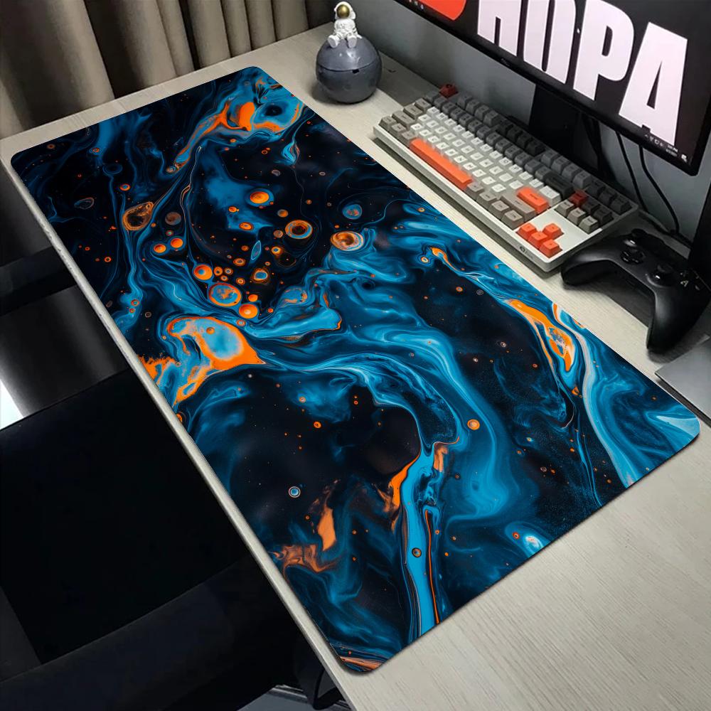 Abstract Fluid Gaming Mouse Pa - Desk Setup Gadgets recension och pris