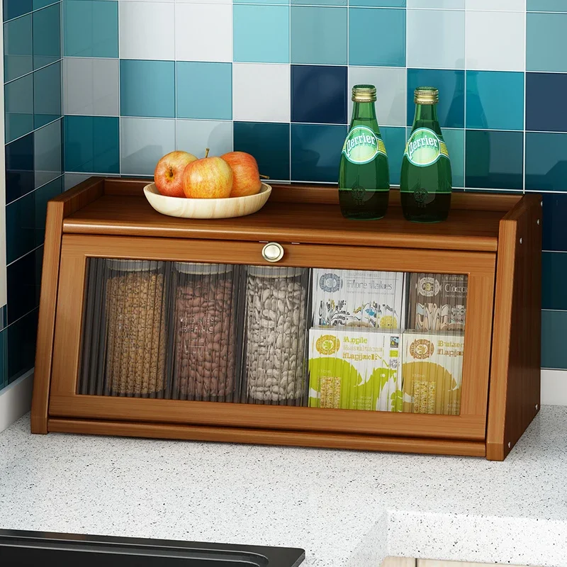 Bamboo Kitchen Storage Cabinet - Drawer Organizer Bamboo recension och pris