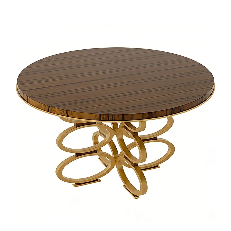 *Luxurious Round Dining Table  - Desk Setup Wood recension och pris