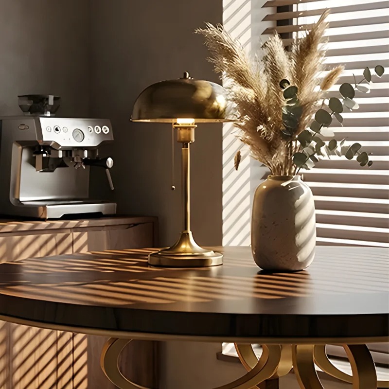 *Luxurious Round Dining Table  - Desk Setup Wood recension och pris