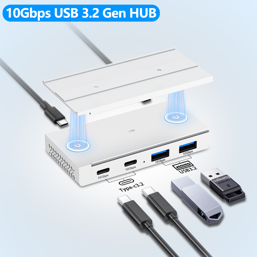 10Gbps USB3.2 Gen2 HUB Desk Ma - Desk Setup Mac recension och pris
