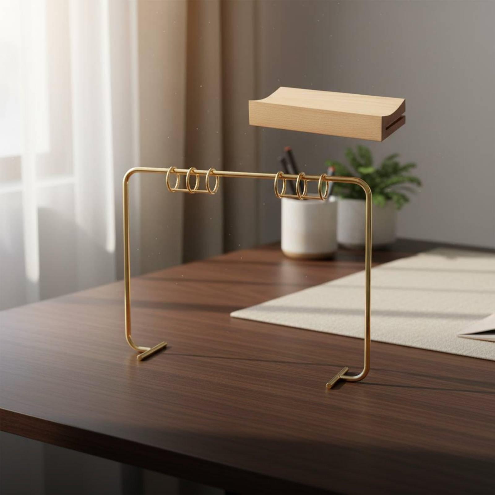 Wooden Base Calendar Stand Sta - Desk Setup Wood recension och pris