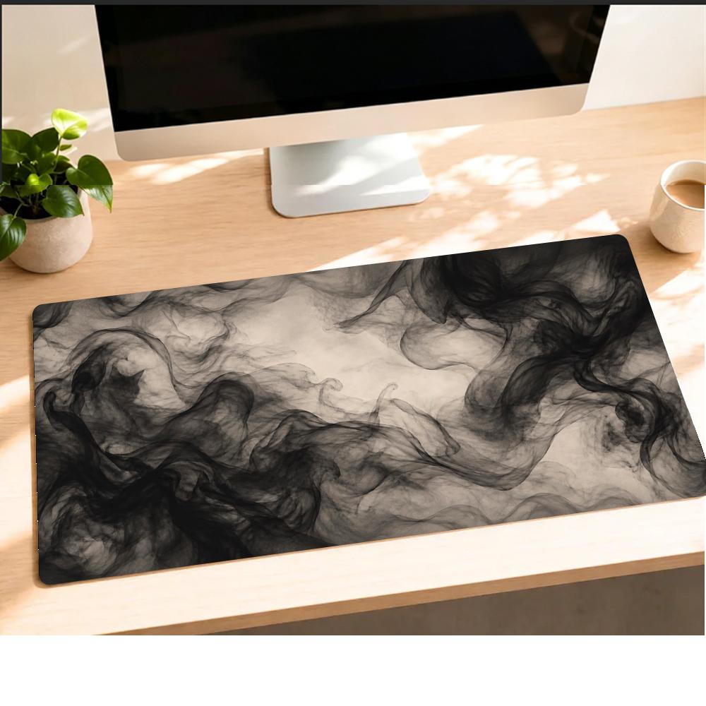Black Smoke Mousepad Pc Access - Desk Setup Gadgets recension och pris