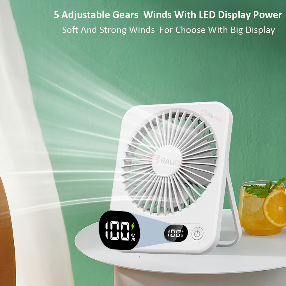 Mini USB Fan Portable Desk Fan - Fan Desk Small Usb recension och pris